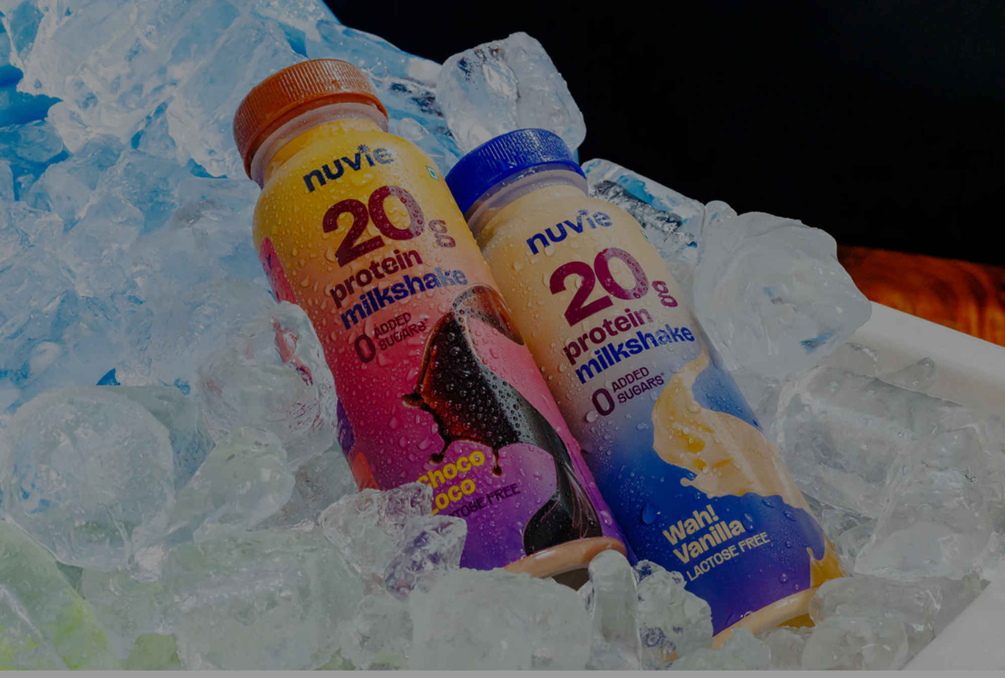 20g Protein Shake - 2 Flavors (Kesar Pista + Chocolate)