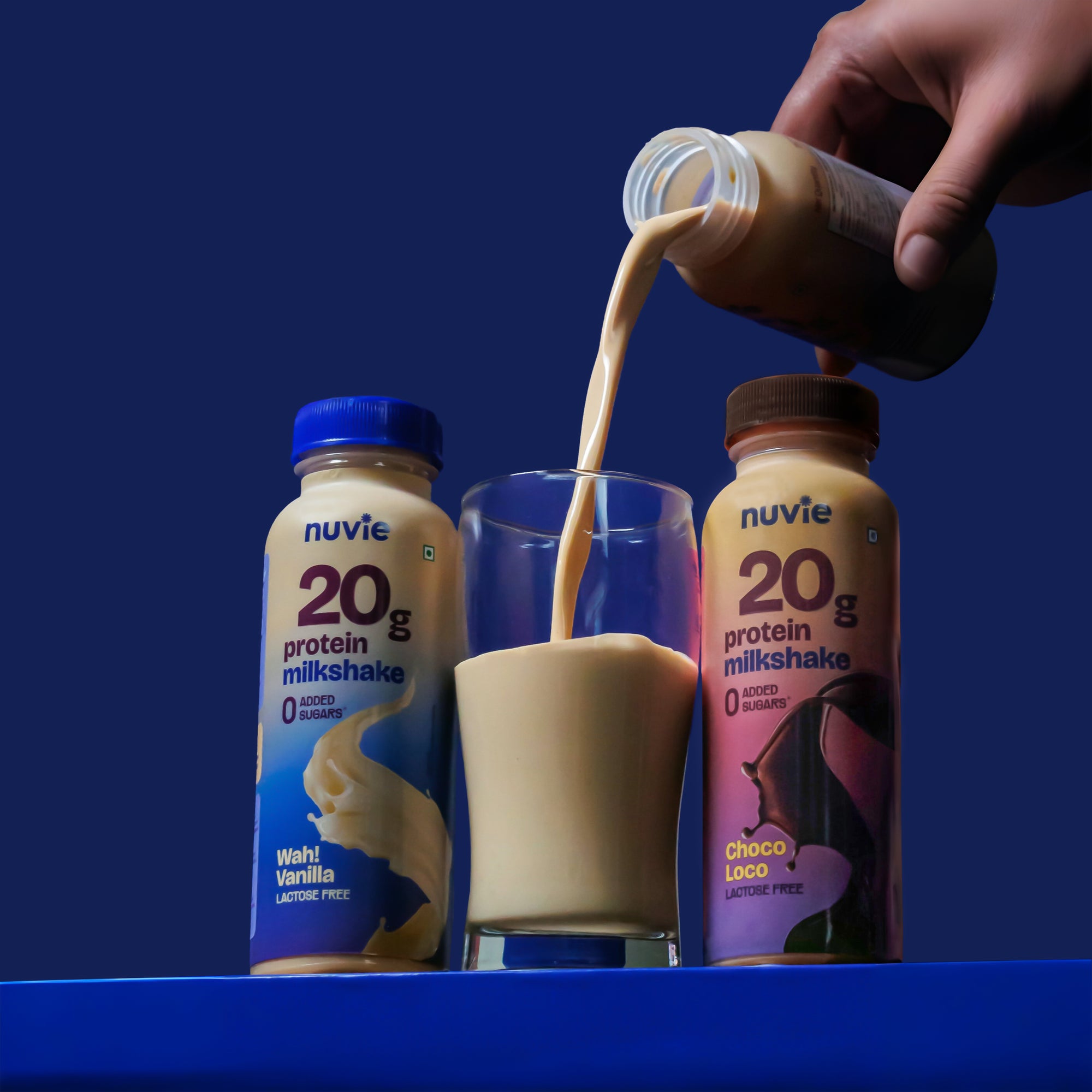 Nuvie 20 gm Protein Shake - All 3 Flavors Variety Pack