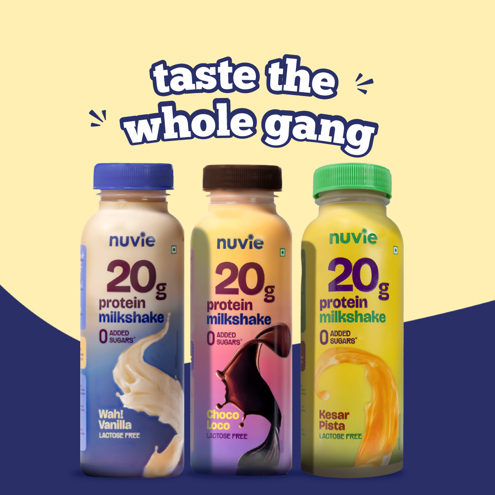 20g Protein Shake - 3 Flavors Variety Pack