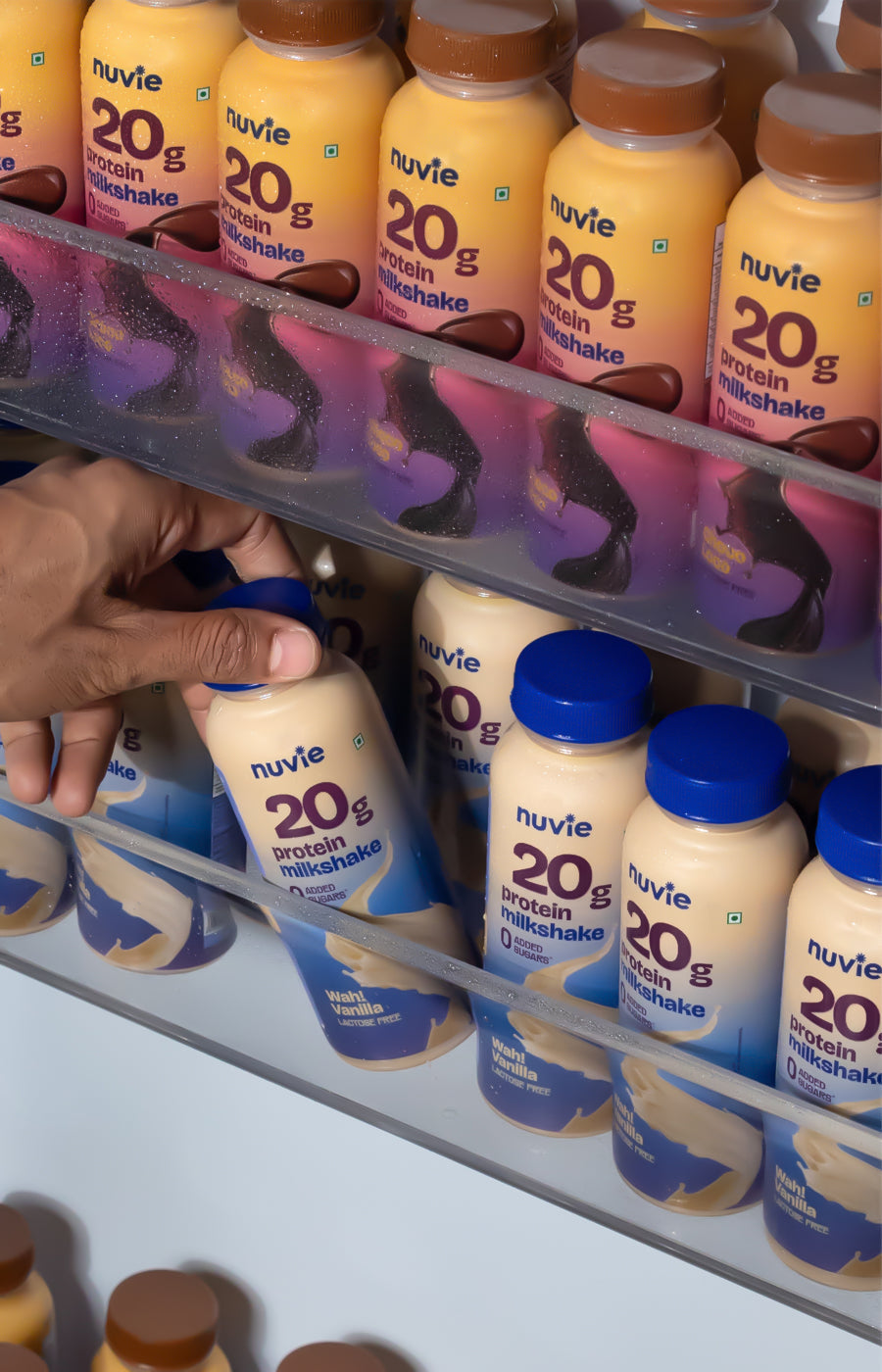 20gm Protein Milkshake Combo - Chocolate + Vanilla
