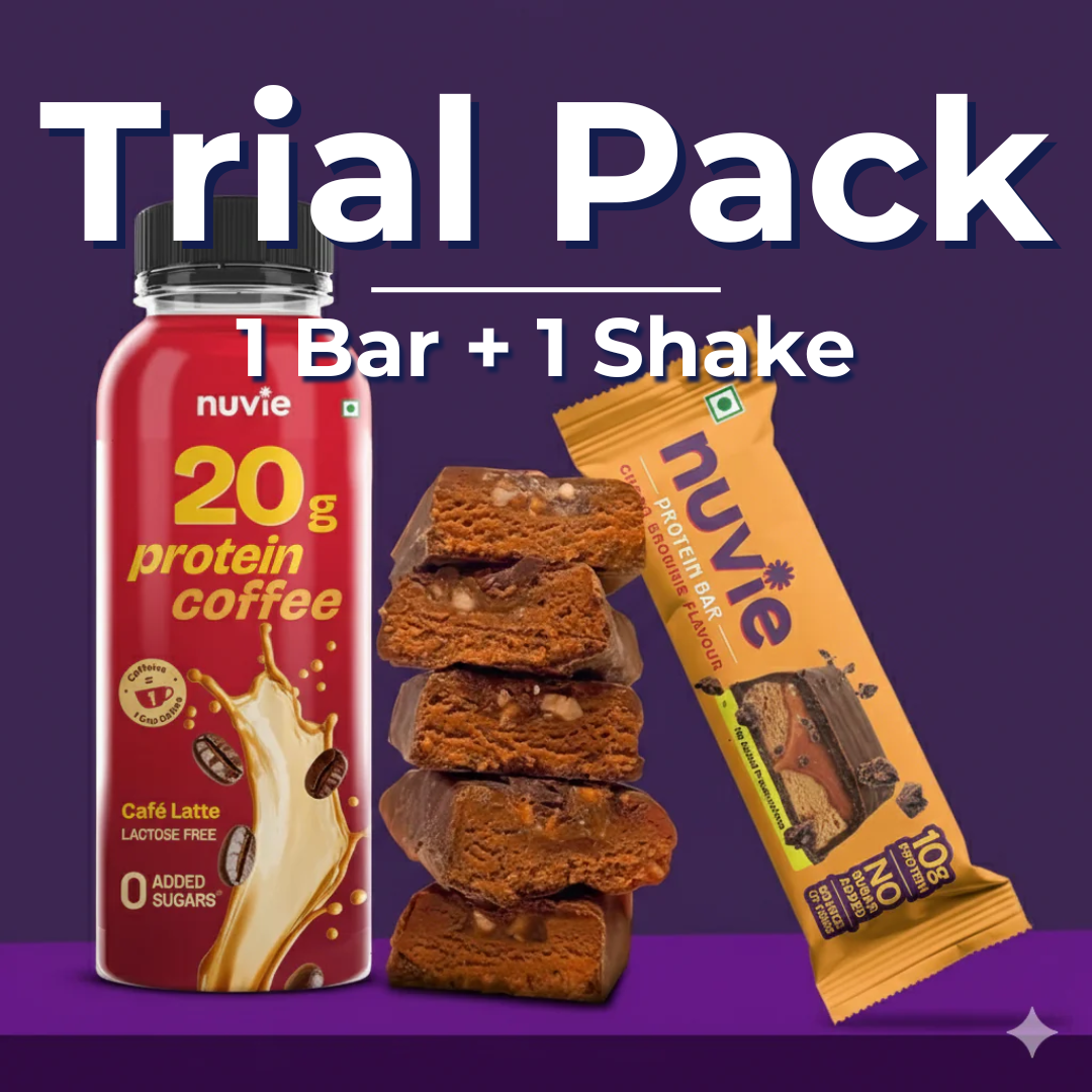 [Trial Pack] 20gm Protein Coffee +  10gm Choco Brownie Protein Bar