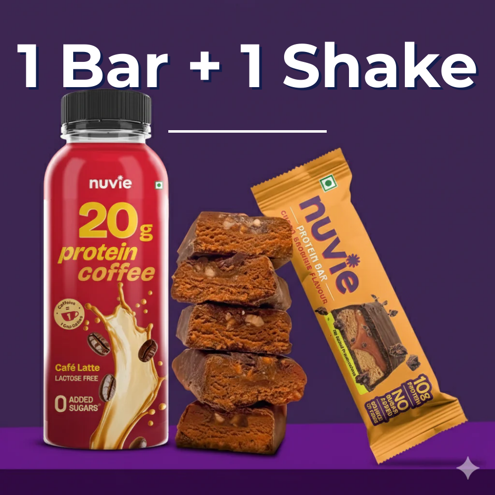 [Cred] 20gm Protein Coffee +  10gm Choco Brownie Protein Bar