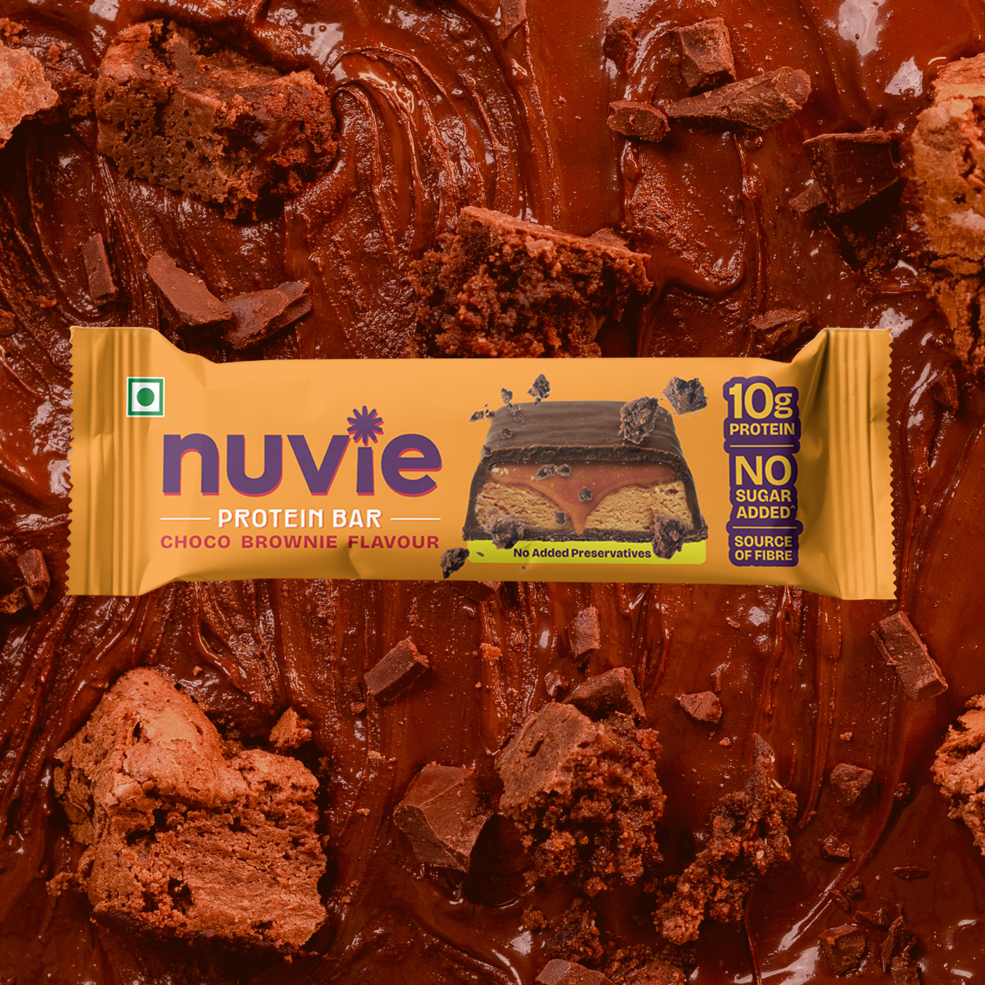 Nuvie Protein Chocolate Bar - Choco Brownie