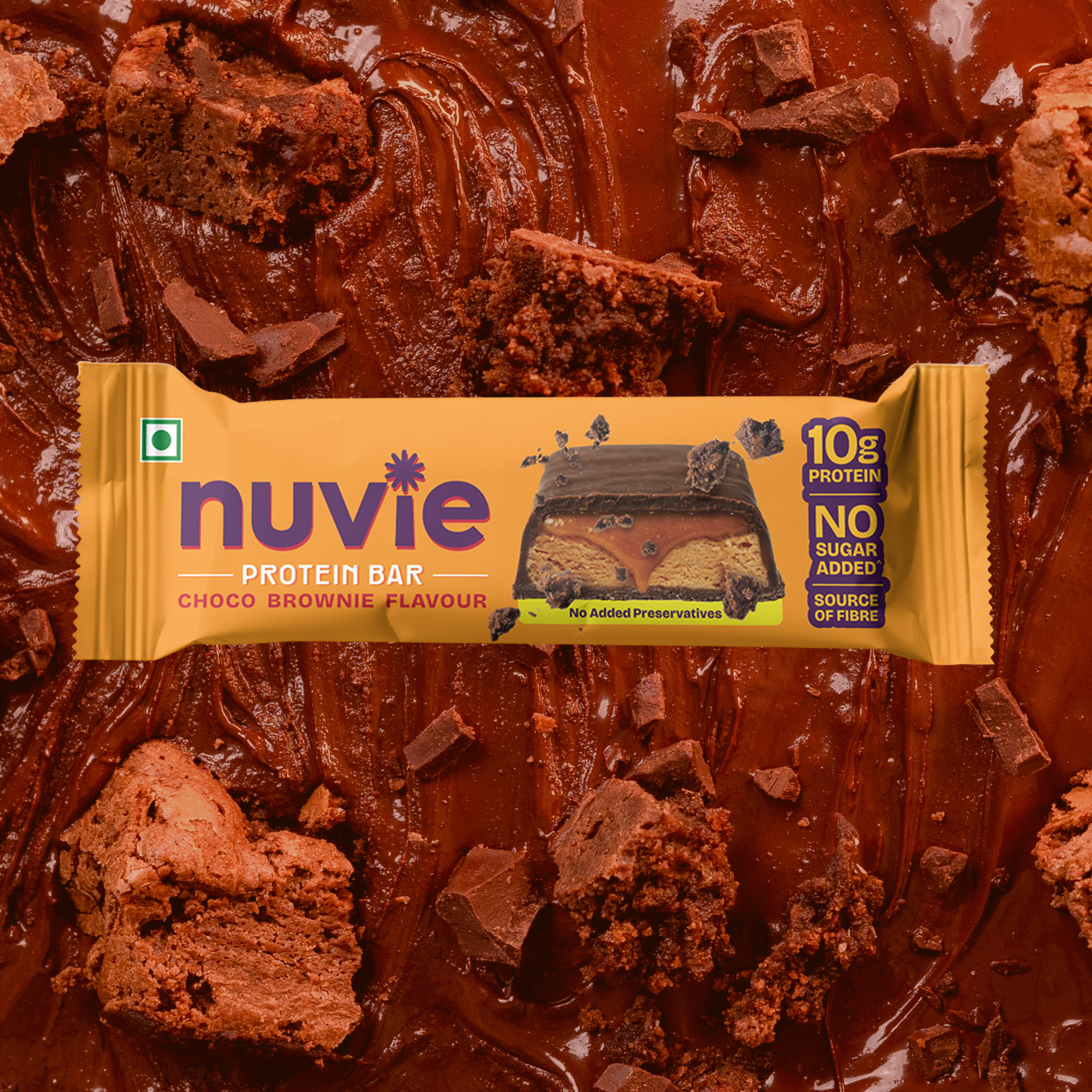Nuvie Protein Chocolate Bar - Choco Brownie