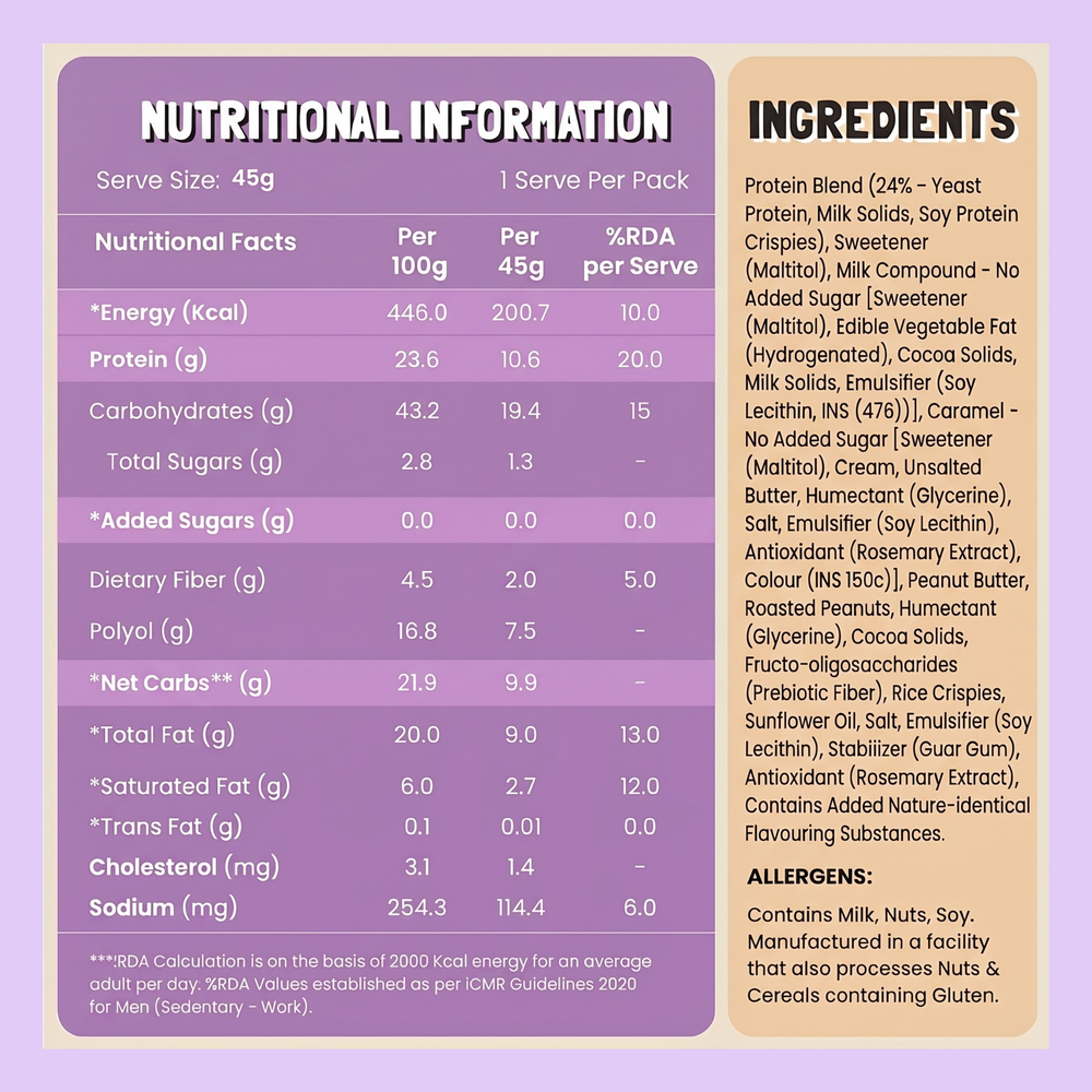 Peanut Caramel Protein Chocolate