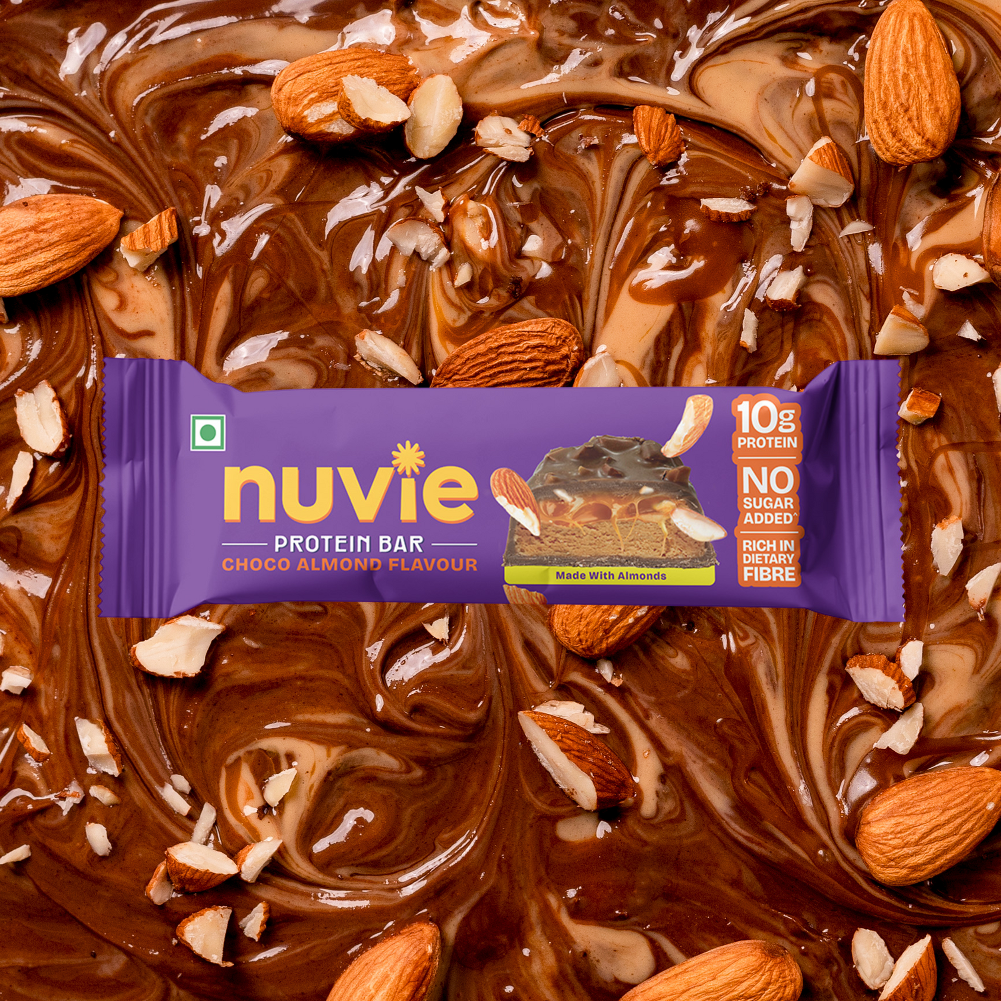 Nuvie Protein Chocolate Bar - Choco Almond