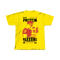 Nuvie Protein Maxxing Era Oversized Tee - Back - Hrithik Design